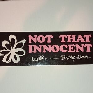 Britney Spears Zumiez  Sticker